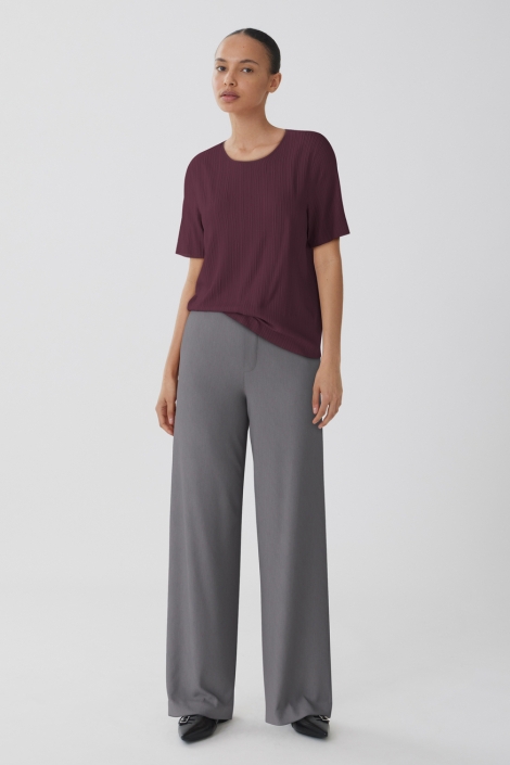 Vila viplisa o-neck s/s top - noos